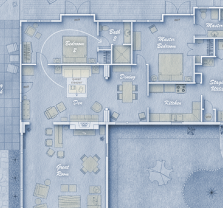 Casa Tejas Floor Plan