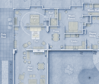 Casa Tejas Floor Plan